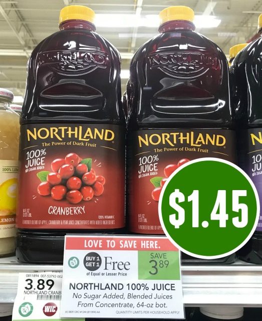 Northland 100% Juice Blends Just $1.45 At Publix