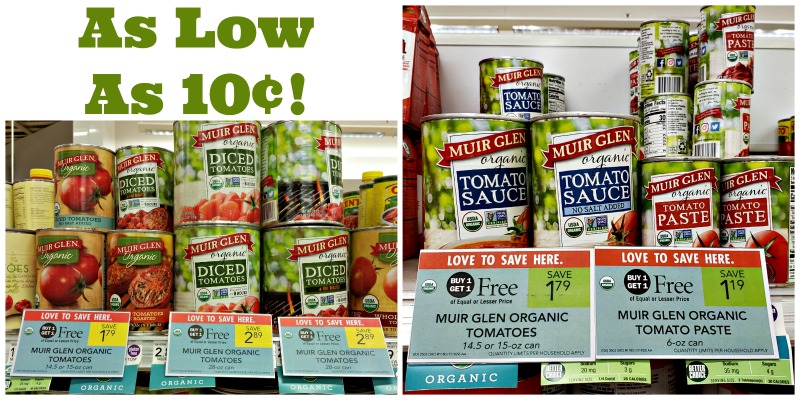 Muir Glen Organic Tomatoes As Low As 10¢ Per Can At Publix