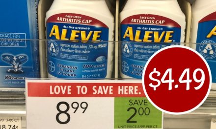 Large Bottles Of Aleve Just $4.49 At Publix (Less Than Half Price!!)