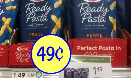 Barilla Ready Pasta As Low As 49¢ Per Pouch At Publix