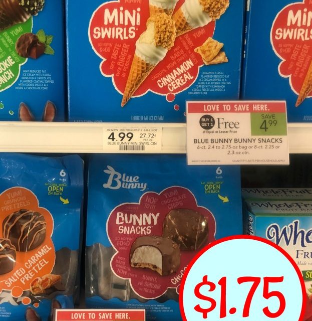 Blue Bunny Novelties Just $1.75 At Publix