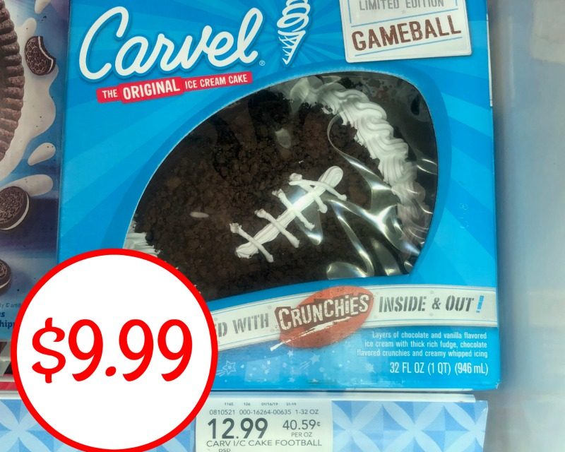 Carvel Game Ball Ice Cream Cake Just $9.99 At Publix (Save $6)