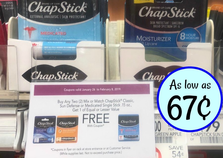 Nice Price On ChapStick – As Low As 67¢ At Publix