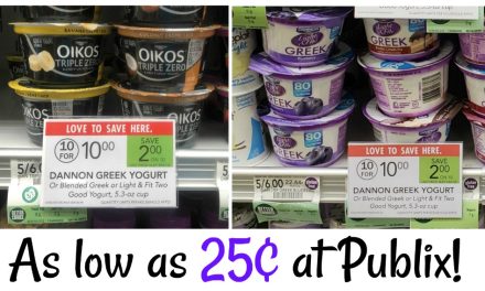 Dannon Oikos Triple Zero and Light & Fit Greek Yogurt Deal – As Low As 25¢ Per Cup