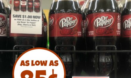 Dr Pepper 2-Liters As Low As 85¢ For Some