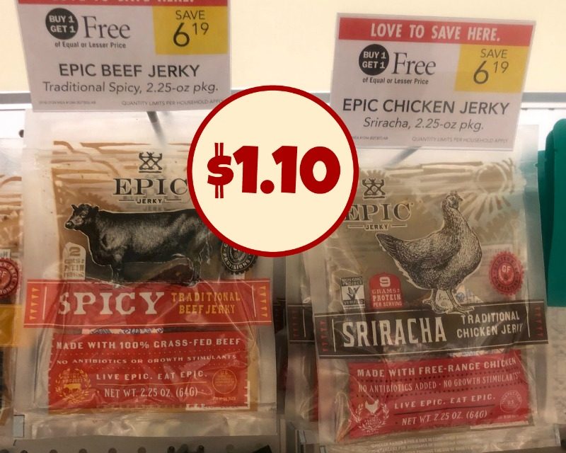 Epic Jerky Just $1.10 At Publix (Regular Price $6.19)