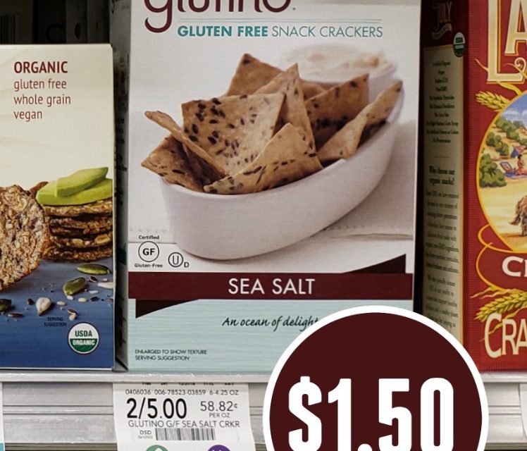 Glutino Crackers As Low As $1.50 At Publix – Less Than Half Price