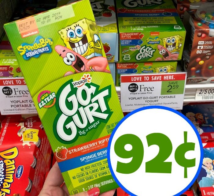 Yoplait Go-Gurt Just 92¢ Per Box At Publix