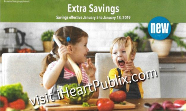 Publix Grocery Advantage Flyer “Extra Savings” Super Deals Valid 1/5 to 1/18