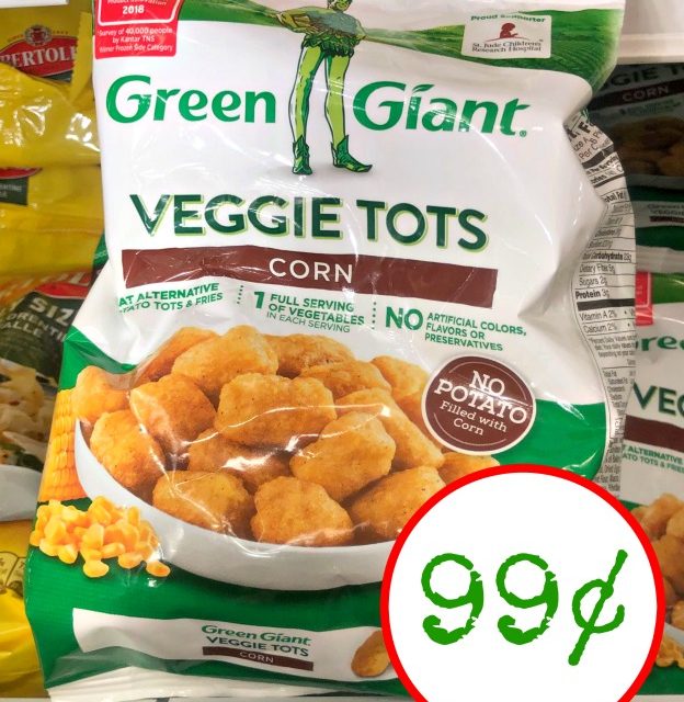 Green Giant Corn Veggie Tots As Low As 99¢ At Publix