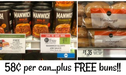 Manwich Sloppy Joe Sauce Just 58¢ Per Can – Plus FREE Publix Buns