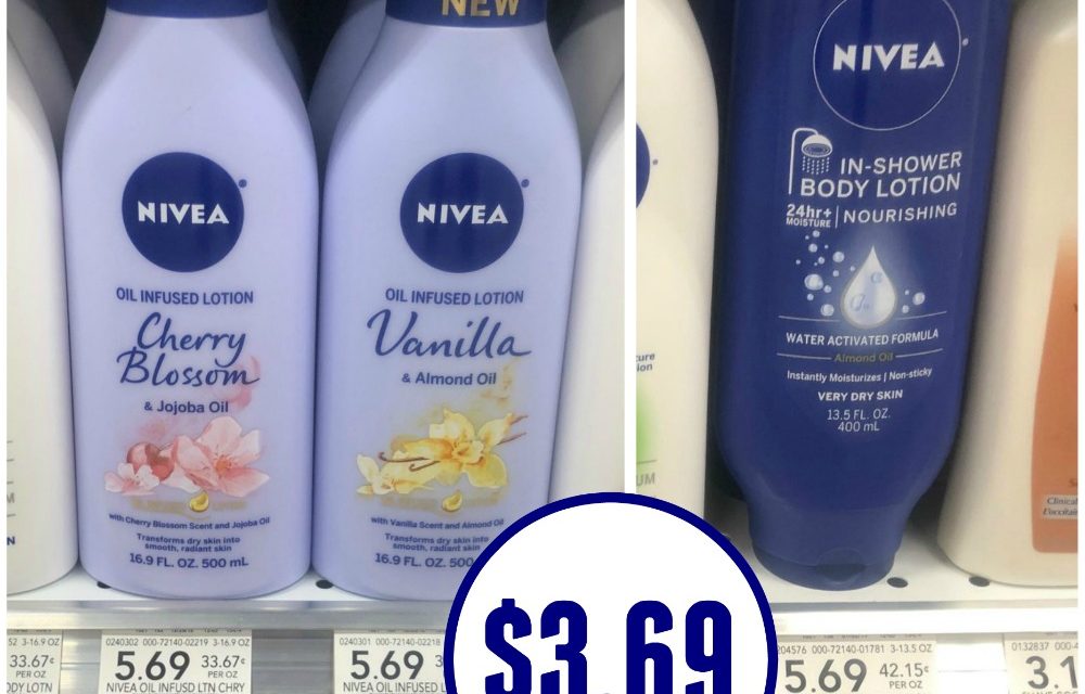 New Nivea Coupons For The Publix Sales – Lotion Just $3.69 (Less Than Half Price)