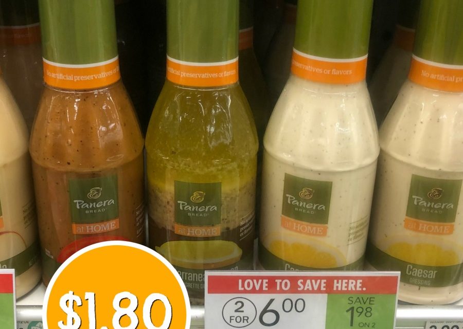 Panera At Home Dressing As Low As $1.80 At Publix (Reg Price $3.99)