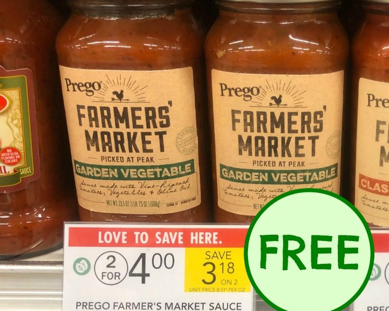 FREE Prego Farmers Market Sauce At Publix (+ Cheap Regular Prego Sauces)