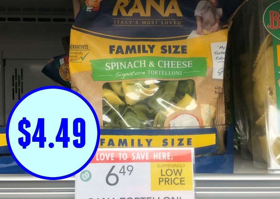 New Rana Pasta Coupon For The Publix Sale – BIG Bags Just $4.49