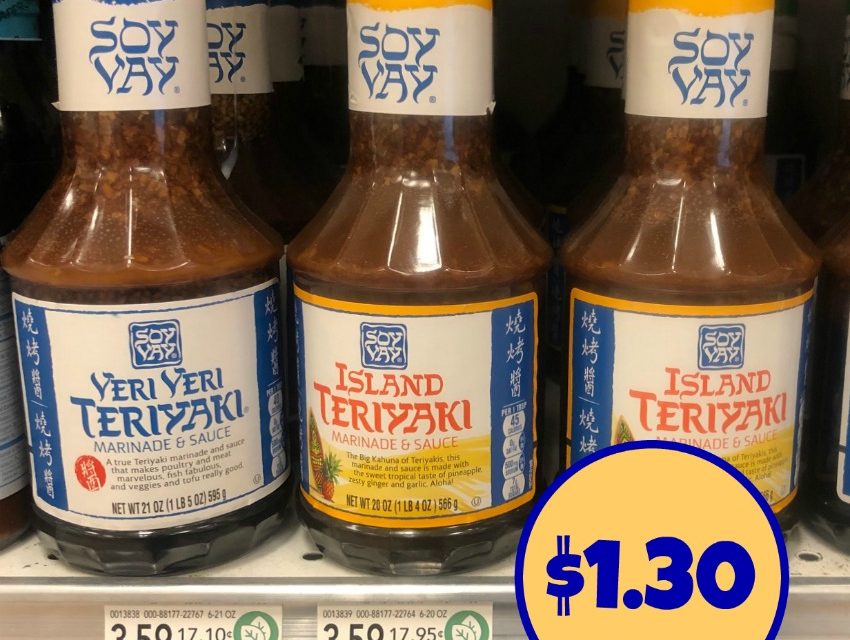 Soy Vay Products Only $1.30 At Publix – New Coupon!