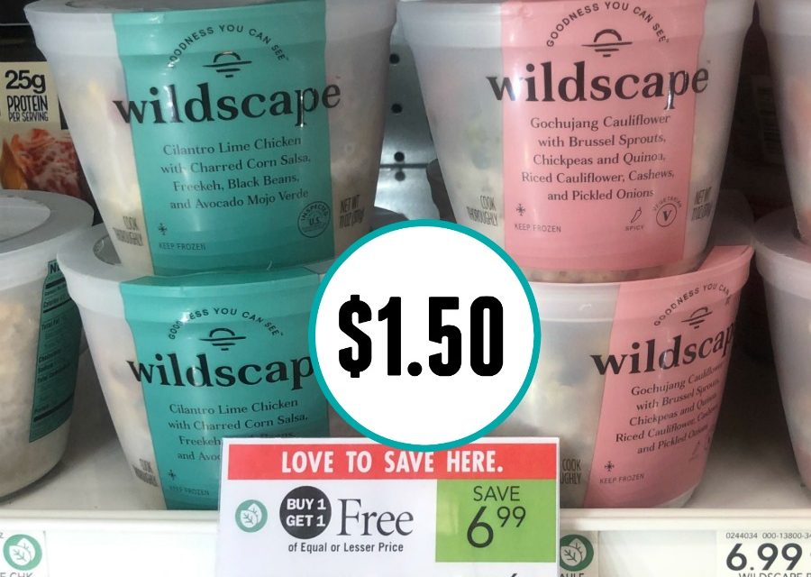 Wildscape Frozen Meals As Low As $1.50 For Some (Today Only!!)