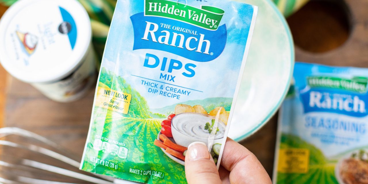 Hidden Valley Dip Packets Just 90¢ At Publix