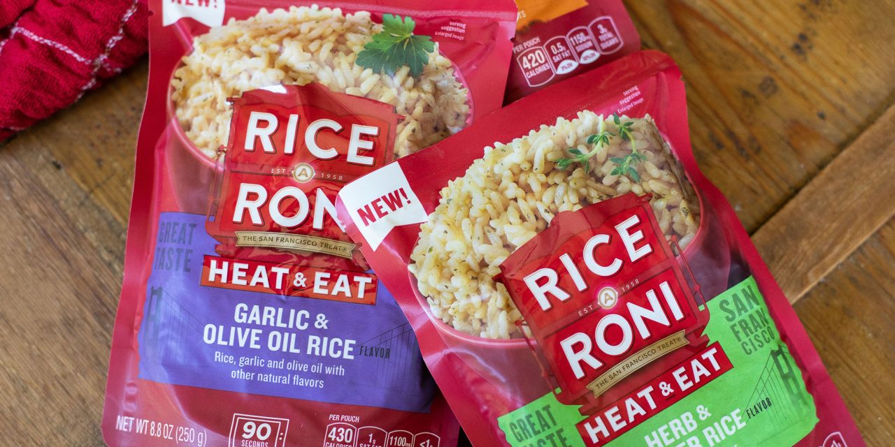 Rice-A-Roni Heat & Eat Only 50¢ At Publix