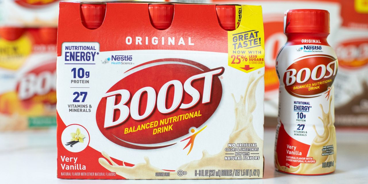 New BOOST Nutritional Drinks Coupon For The Publix Sale