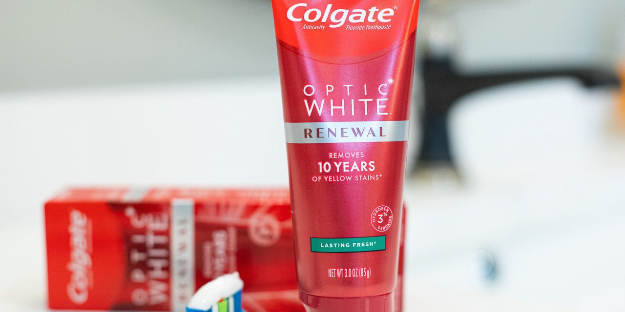 Colgate Optic White Renewal Toothpaste As Low As $3.99 At Publix (Regular Price $7.99)