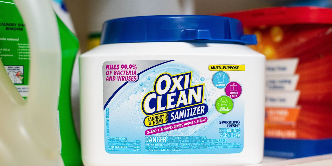 When Life Gets Messy, Clean It Up With New OxiClean™ Laundry & Home Sanitizer