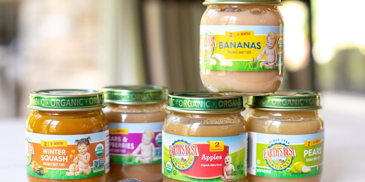 Earth’s Best Organic Baby Food As Low As 47¢ Per Jar At Publix