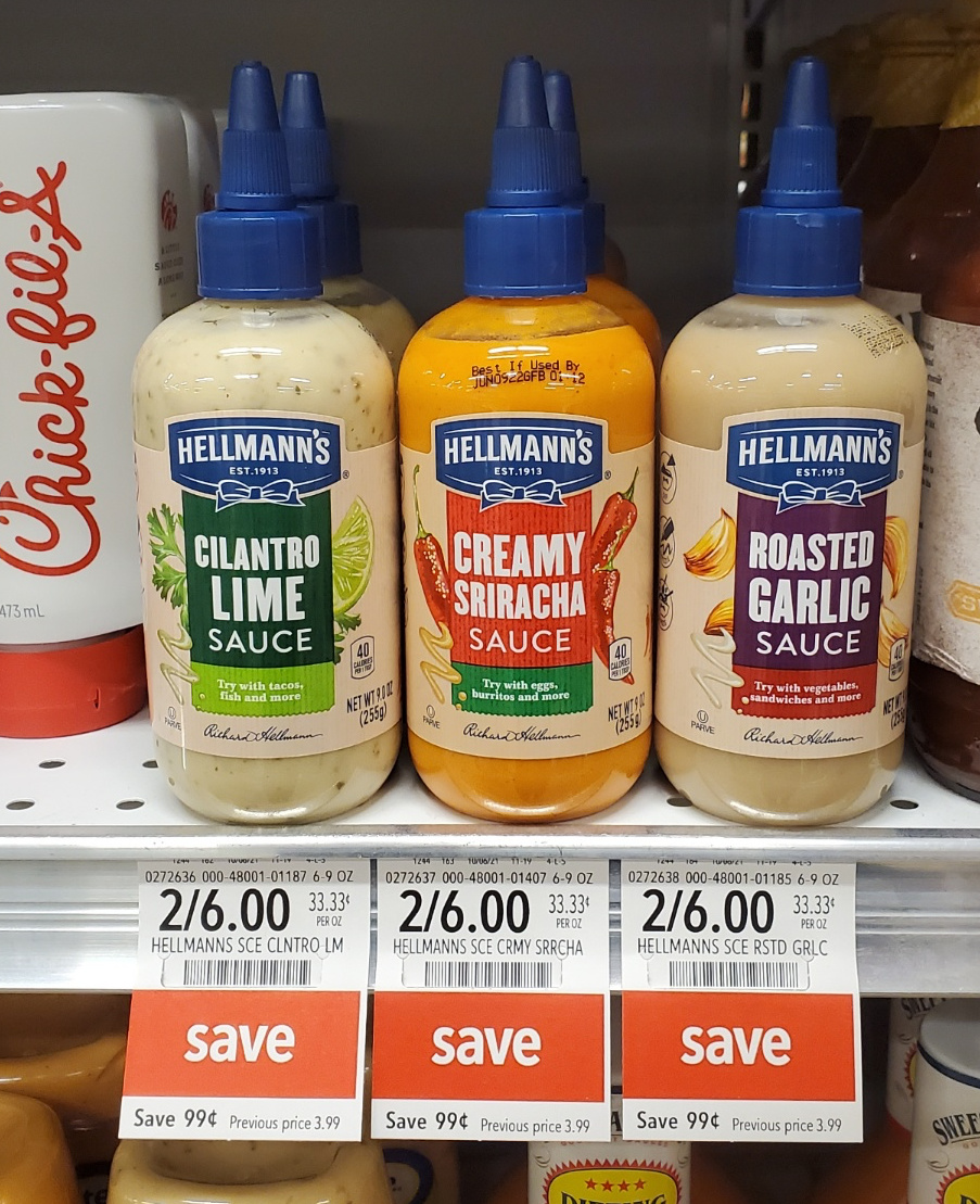 Hellmann’s Sauce Just $2 At Publix on I Heart Publix