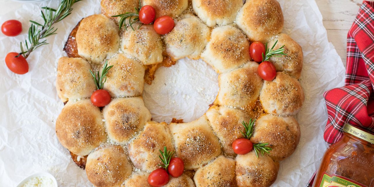 Load The Bertolli Coupon And Try My Meatball Pull-Apart Wreath