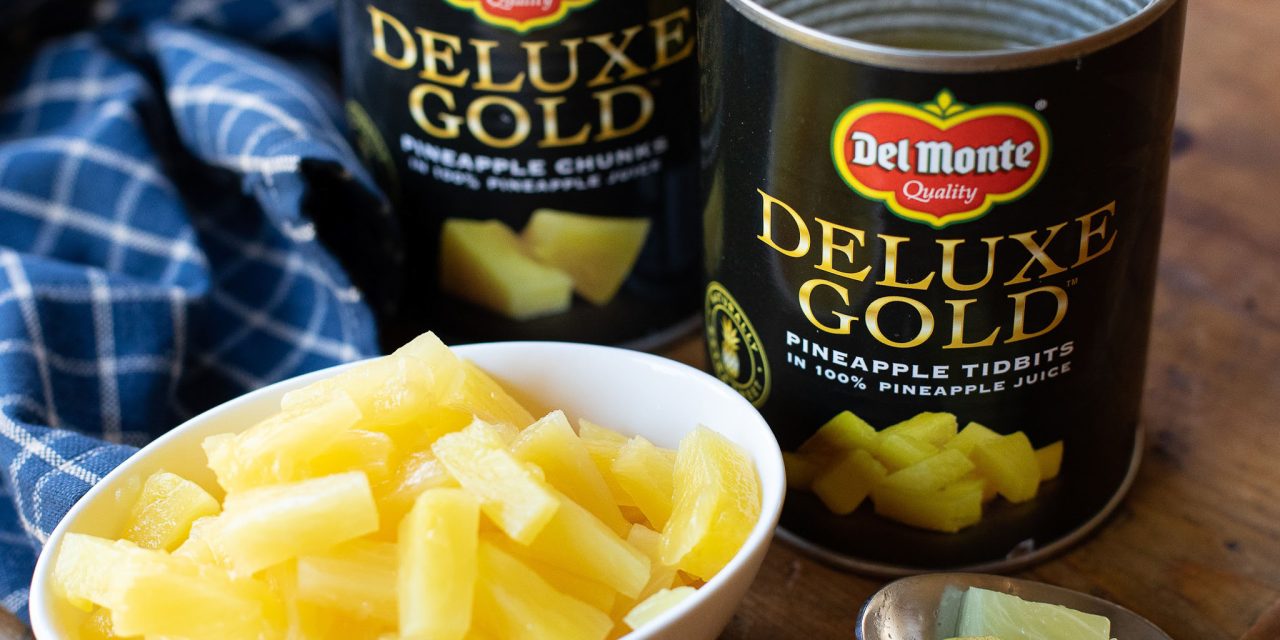 Del Monte Deluxe Gold Pineapple Cans Just $1 At Publix