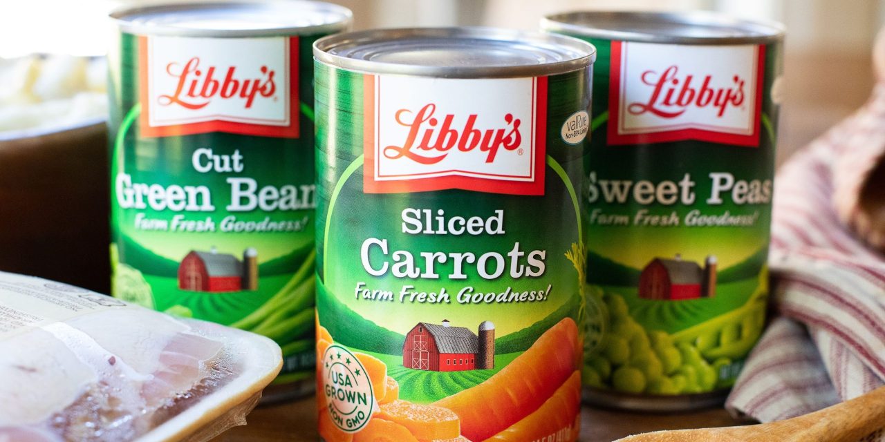 Libby’s Vegetables Just 47¢ Per Can At Publix