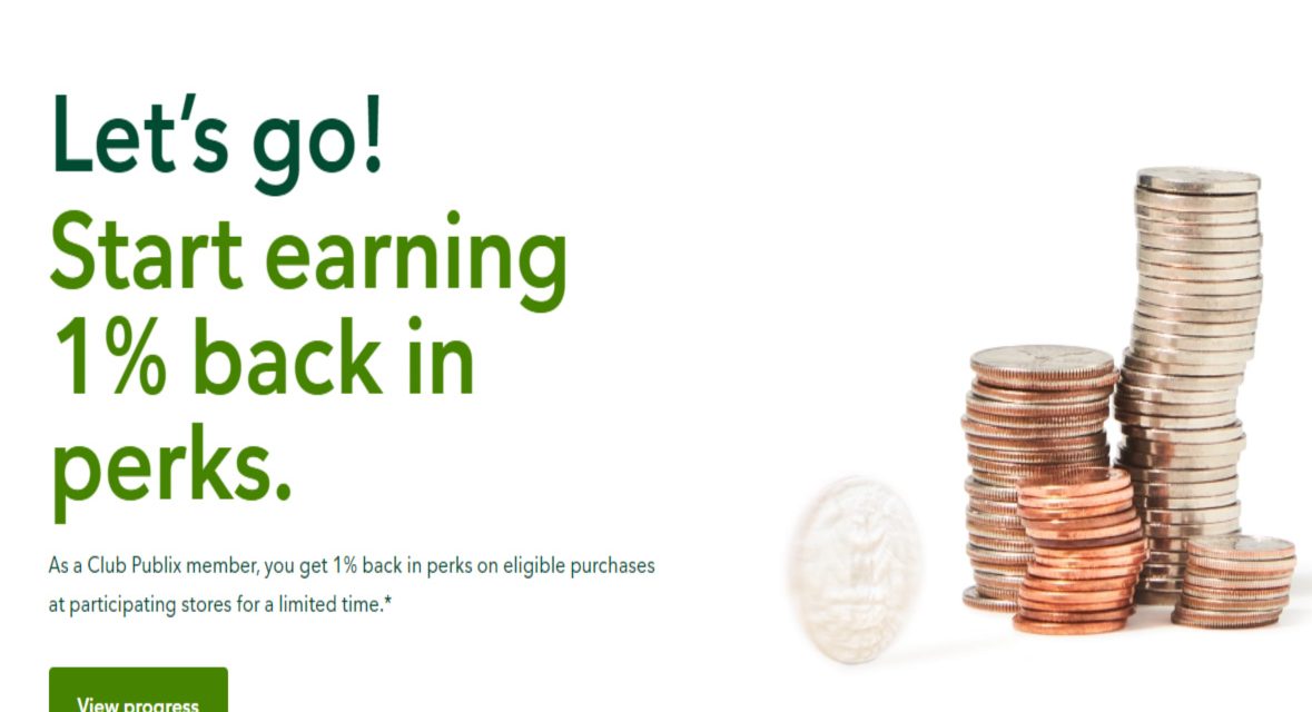 New Publix Perk – Earn 1% Back On Select Purchases