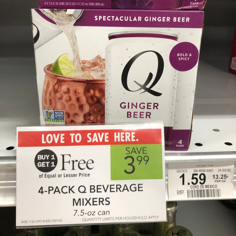 Q Mixers Just $1 Per Pack At Publix on I Heart Publix