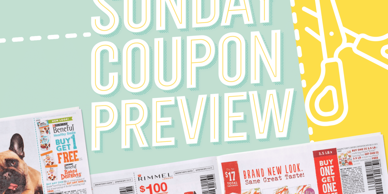 Sunday Coupon Preview For 1/30 THREE Inserts iHeartPublix