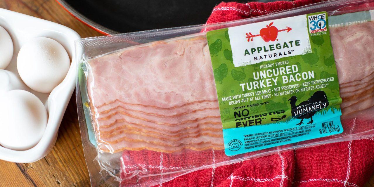 Applegate Naturals Turkey Bacon As Low As $2.33 At Publix