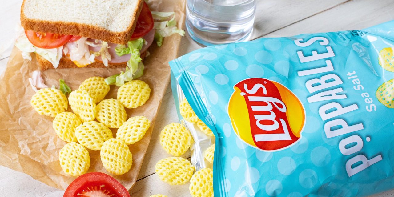 Nice Deal On Lay’s Potato Chips or Poppables Potato Snacks