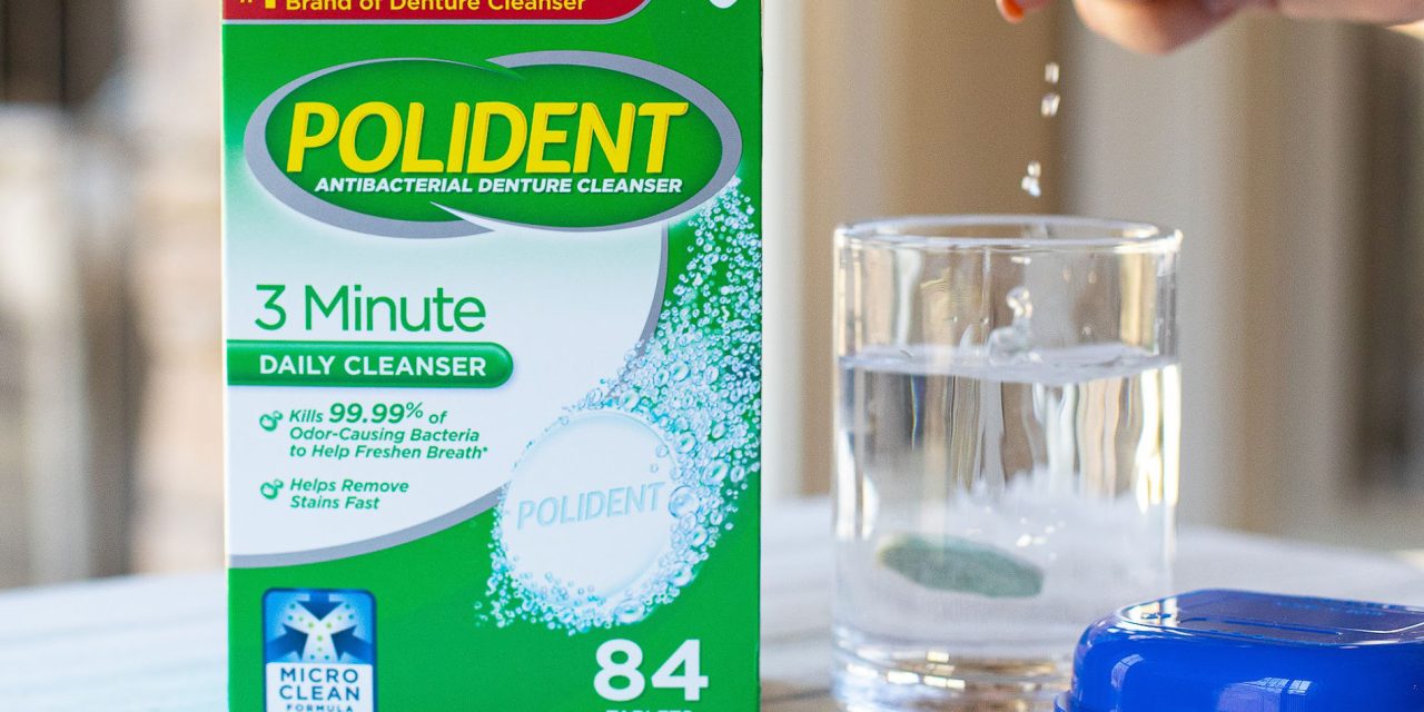 Polident Tablets Just $2.79 At Publix (Regular Price $6.79)