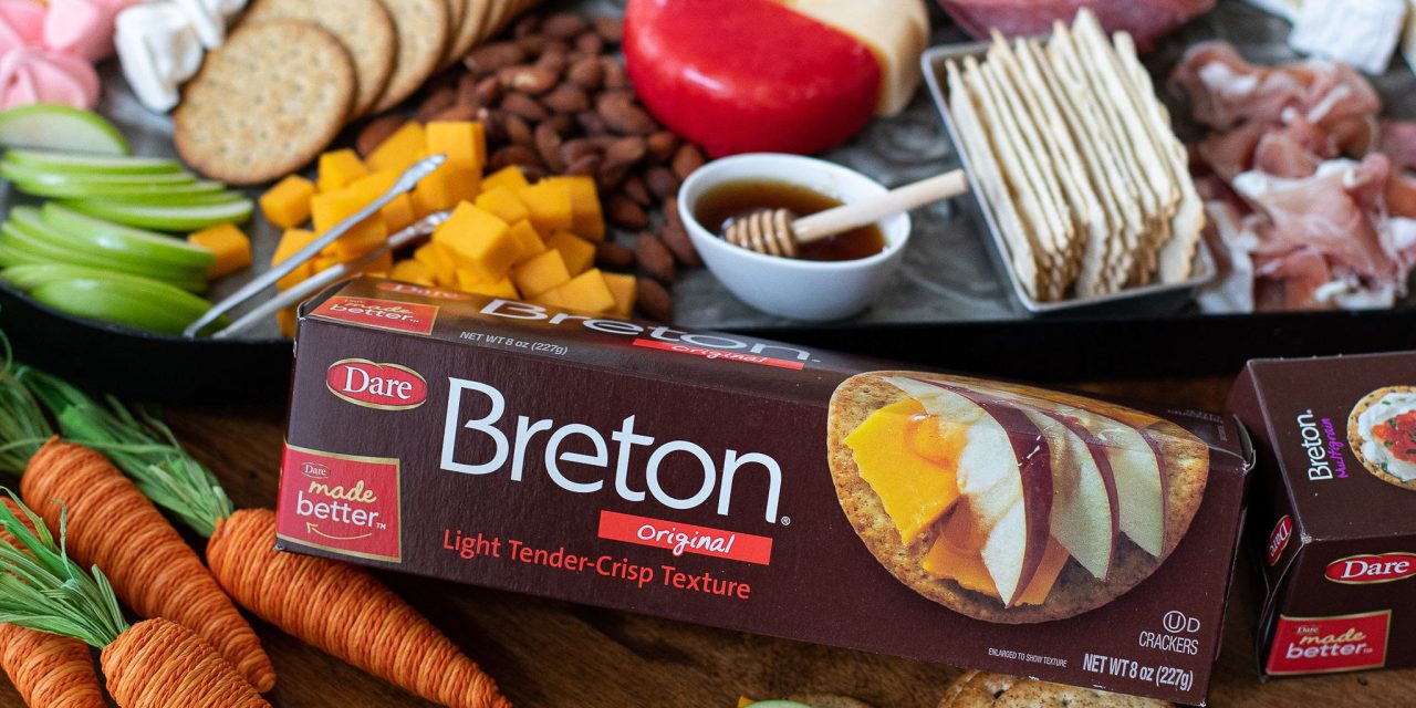 Stock Up On Breton® Crackers For All Your Spring Holiday Entertaining