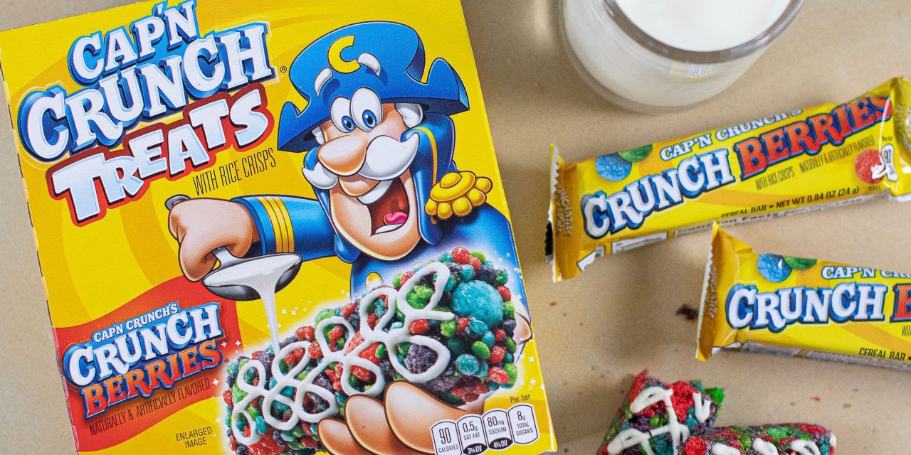 Grab A Box Of Cap’n Crunch Treats For Just $2