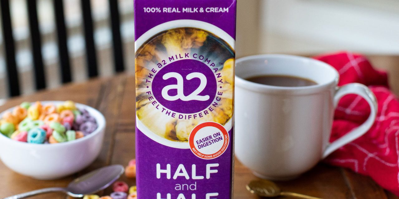 A2 Milk Half and Half Just $1.25 At Publix (Regular Price $4.49)