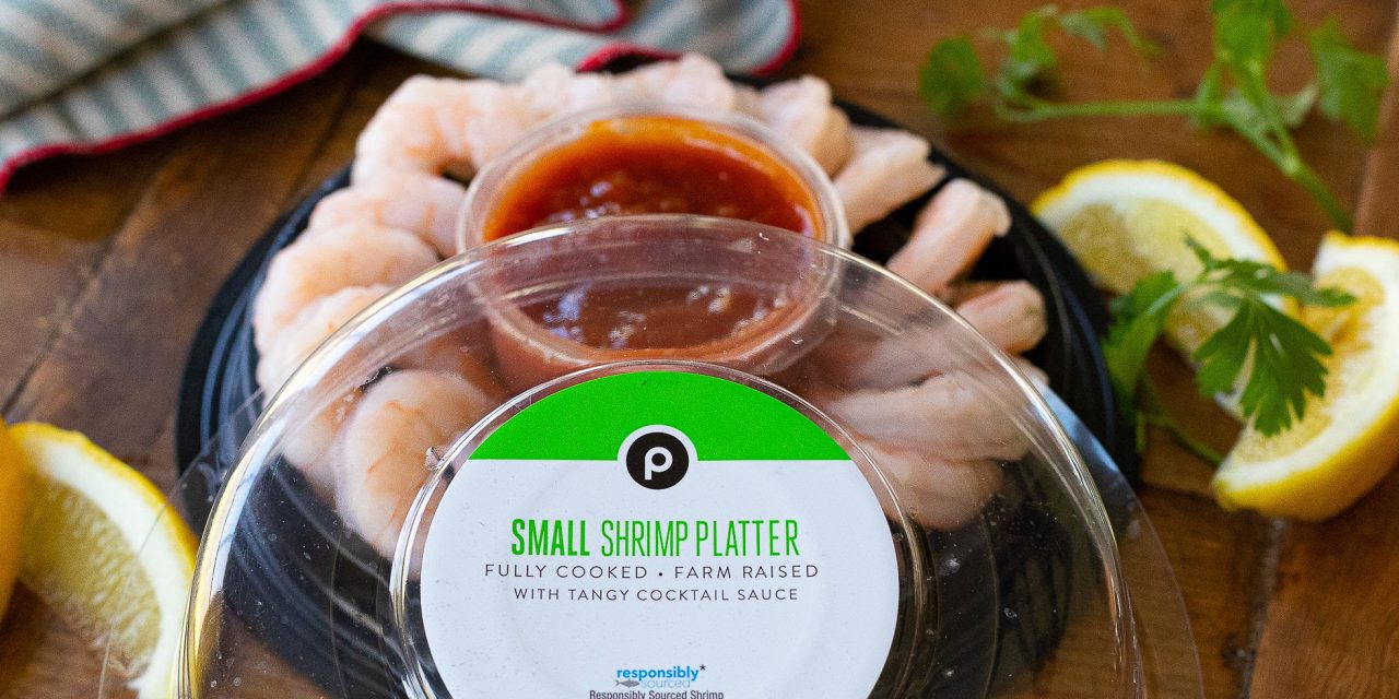 Publix Small Shrimp Platter As Low As $3.50 With BOGO Sale & Digital Coupon